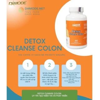 [ Chính Hãng ] Viên Uống Detox & Cleanse Colon - Damode