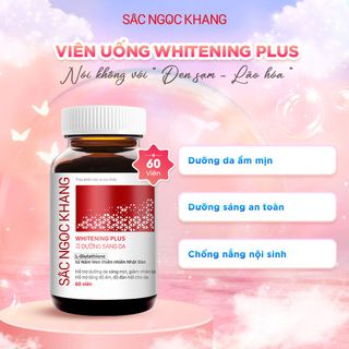 Viên Uống Dưỡng Trắng Vượt Trội Whitening Plus [Hộp 60 viên] KÈM QUÀ TẶNG