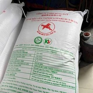 Bột Năng - Tinh Bột Sắn (50kg/bao)