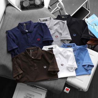 Polo Fred Perry.  Chất cotton gai.