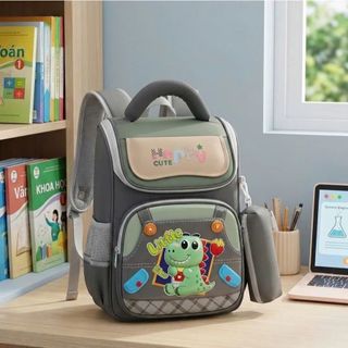 Balo Đi Học A362 Chống Gù, Form Rộng Gọn Gàng Cho Học Sinh