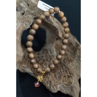Vòng Trầm Đơn 6li Mix Charm Bảo Mệnh - Dhouse Luxury