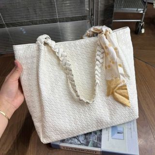 ✨Túi Xách Nữ W907 Da PU Trơn Kèm Khăn Thanh Lịch, Sang Trọng