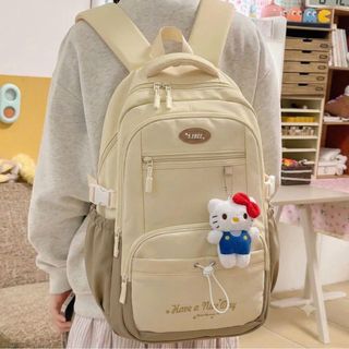💕 A5097 - BALO ĐI HỌC HAVE A NICE DAY KÈM GẤU KITTY DỄ THƯƠNG
