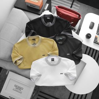 T shirt BOSS Nam. Chất  Cotton 100% 4c.  Dày Mịn mát. Thấm hút mồ hôi.