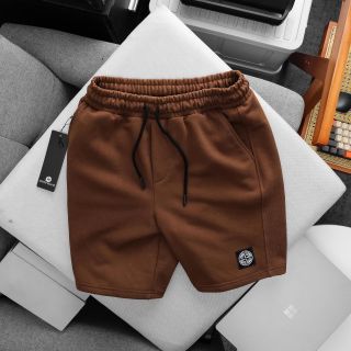 Short thun nỉ cua chính phẩm, đồng chất, dày mịn nam.
