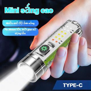 ĐÈN PIN MINI SIÊU SÁNG 520 HỘP NHỰA (T100)