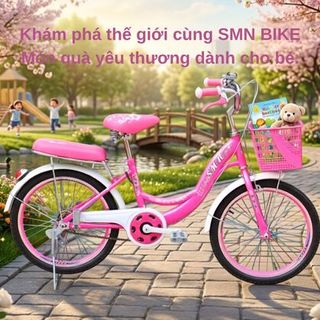[TÌM ĐẠI LÝ] Xe Đạp Trẻ Em Bé Gái SMN BIKE TK2036 - 20 Inch (6-10 Tuổi) - Giá Gốc Tận Xưởng, Chiết Khấu Cao, Sẵn Kho