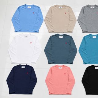 Mẫu áo thun cotton 4c dài tay thêu logo đơn giản. Chất vải mềm mại thiết kế bo tay suông.