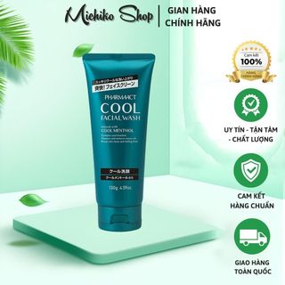 Sữa Rửa Mặt Cao Cấp Dành Cho Nam Da Dầu, Mụn PHARMAACT Cool Facial Foam (130g)