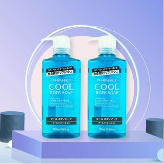 Sữa Tắm Pharmaact Mát Lạnh Cho Nam 550ml 800ml Kumano Cool Body Soap infused with Cool