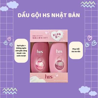 Bộ dầu gội và xả H&S Nhật Bản giảm ngứa gàu HS 350ml