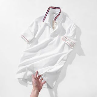 Áo thun polo nam. Chất Cotton cá sấu double face, vải 2c co giãn nhẹ, mịn, đẹp, đã xử lí co rút, bo phối viền.