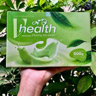 VHealth Matcha - Sữa Bột Dinh Dưỡng Protein Thực Vật Tiện Lợi Cho Trẻ Em Trên 6 Tuổi Và Cả Gia Đình 20 Gói/Hộp
