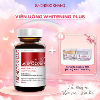 Viên Uống Dưỡng Trắng Vượt Trội Whitening Plus [Hộp 60 viên] KÈM QUÀ TẶNG