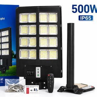 ĐÈN ĐƯỜNG NĂNG LƯỢNG MẶT TRỜI LIỀN THỂ 500w - Pin 30.000Mah