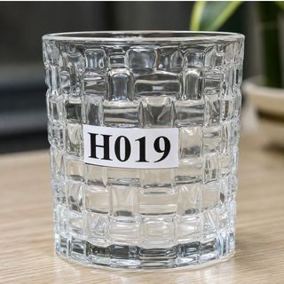BỘ 6 LY THUỶ TINH VÂN Ô VUÔNG H019 (T12)