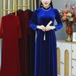 ÁO DÀI NHUNG TUYẾT