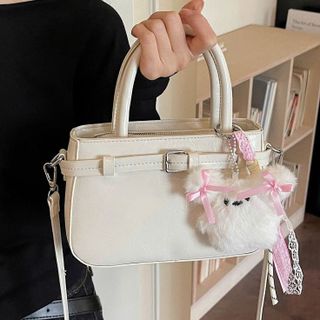 🧸 [TẶNG CHARM GẤU] Túi Xách Nữ W896 Đeo Chéo 2 Quai Da PU Nhỏ Gọn Dễ Phối Đồ
