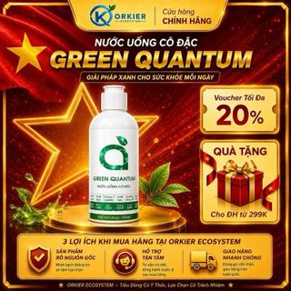 Nước Uống Cô Đặc Green Quantum Hỗ Trợ Tăng Cường Hồng Cầu, Đề Kháng, Bổ Sung Dinh Dưỡng Và Chống Oxy Hóa 150ml/Chai