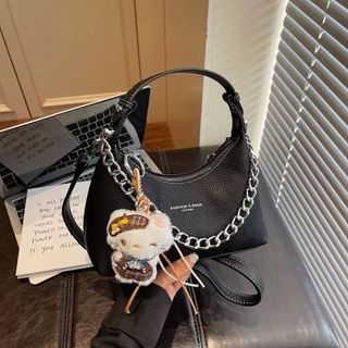 💗[TẶNG CHARM CUTE] Túi Xách Nữ Da PU Trơn Kẹp Nách Đeo Chéo Phong Cách Hàn Quốc W899