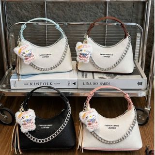 💗[TẶNG CHARM CUTE] Túi Xách Nữ Da PU Trơn Kẹp Nách Đeo Chéo Phong Cách Hàn Quốc W899