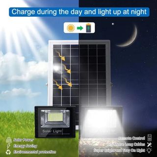 ĐÈN PHA NLMT 500w - Pin 36.000 Mah (T5)