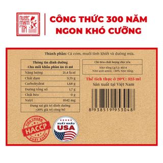 [Thùng 6 chai nước mắm ngon] Nước Mắm Tĩn cá cơm than Nhãn Đỏ Độ Đạm 40N Chai Thủy Tinh 525ml Truyền Thống Sạch