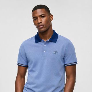 Áo thun polo nam. Chất Cotton Gai Pique cao cấp. Vải dày dặn, thoáng mát, thấm hút tốt.