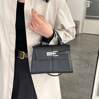 ✨ TÚI XÁCH NỮ DA PU DÁNG CỐP CHỮ NHẬT THANH LỊCH, SANG TRỌNG W863