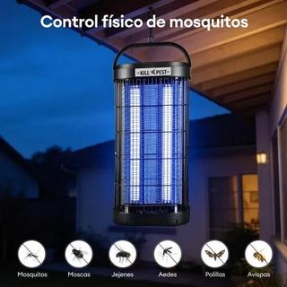 ĐÈN BẮT MUỖI & CÔN TRÙNG KILL PEST – BÓNG THỦY TINH 32×20cm (T10)