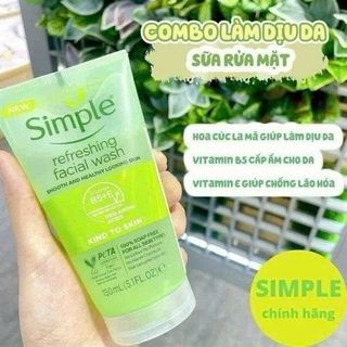 Sửa rửa mặt Simple 150ml