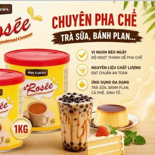 Sữa đặc La Rosée 1kg - Thùng 24 lon