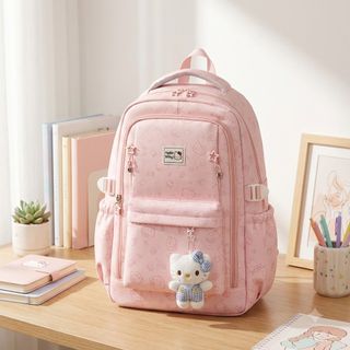 BALO HELLO KITTY A3786 – IN FULL XINH XẮN, KÈM KHÓA BI BÔNG KITTY ĐÁNG YÊU!