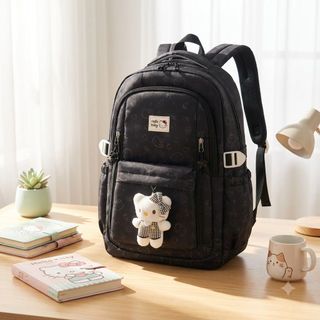 BALO HELLO KITTY A3786 – IN FULL XINH XẮN, KÈM KHÓA BI BÔNG KITTY ĐÁNG YÊU!