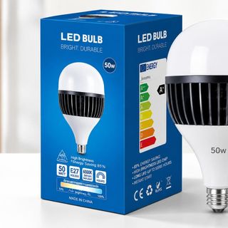 BÓNG ĐÈN LED TRỤ 50w CÓ LƯỚI TẢN NHIỆT (T50)