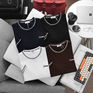 Mẫu áo thun nam. Chất cotton 4c dày dặn,co giãn mền mịn mát, bảng màu basic.
