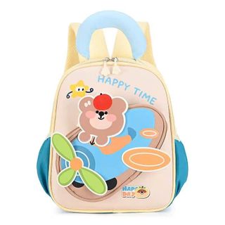 ✈️ BALO MẦM NON HAPPY TIME A1125 – CHÚ GẤU & BÉ THỎ LÁI MÁY BAY SIÊU ĐÁNG YÊU!