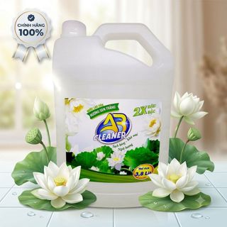 Nước Lau Sàn AB CLEANER Hương Sen Trắng 3.8L Sạch bóng - Khử mùi - Ngát hương