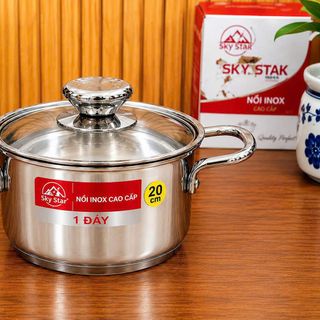 NỒI INOX 1 ĐÁY SKY STAR 20cm