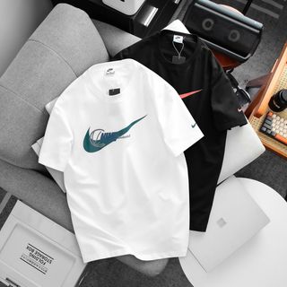 Mẫu áo thun cotton. Phong cách trẻ trung, cá tính, form unisex nam nữ đều có thể mặc.