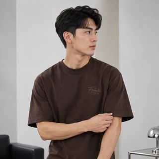 Áo thun nam. Chất vải gen cotton co giãn, nặng tay.