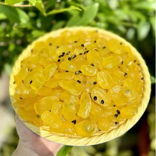 HẠT ĐÁC SẤY CHANH DÂY 500G – CHUA NGỌT THƠM DỊU, DẺO DAI ĂN LÀ MÊ