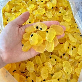 🍋 HẠT ĐÁC SẤY CHANH DÂY 500G – CHUA NGỌT THƠM DỊU, DẺO DAI ĂN LÀ MÊ