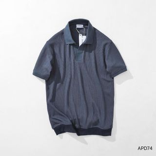 POLO VÂN DỆT. Chất vải lên form mềm mại, thoải mái.