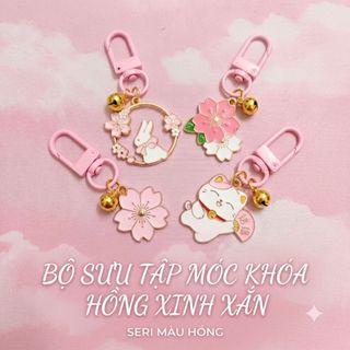 Móc khóa treo điện thoại túi ví phong cách Nhật nhỏ xinh xắn mẫu mini