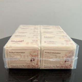 Khăn Giấy Rút Để Bàn Mini Shimei - Kiện 10 Túi
