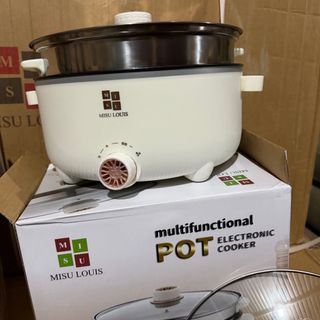 nồi lầu điện hấp inox 28cm