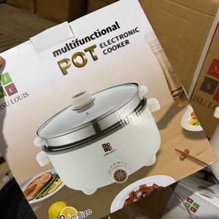 nồi lầu điện hấp inox 28cm