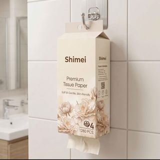 Khăn Giấy Rút Treo Tường Shimei - Thùng 4 Gói